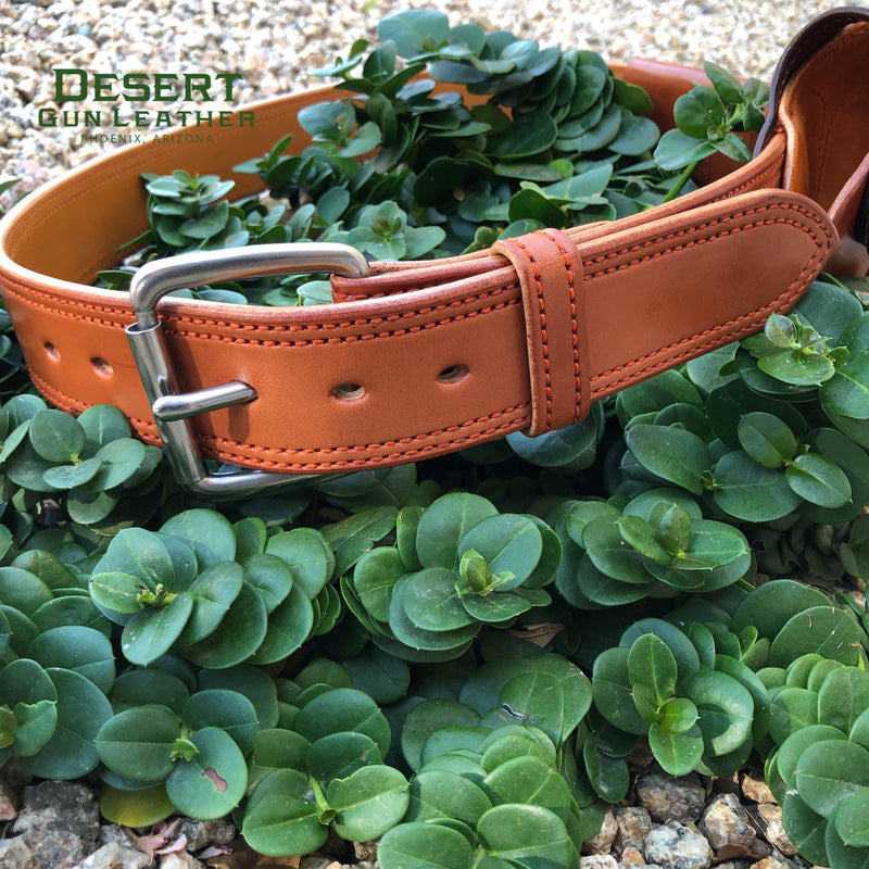 Double Layer Heavy Duty Gun Belt 1.75" Wide