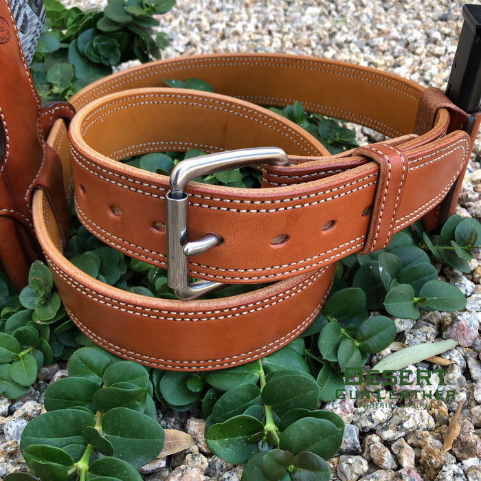 Double Layer Heavy Duty Gun Belt 1.75" Wide